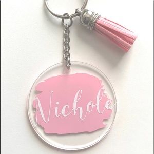 Custom keychains name